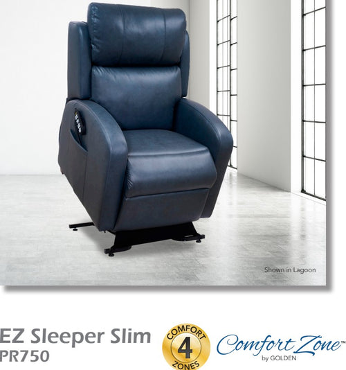 Golden PR-750 EZ Sleeper Slim 4-Zone MaxiComfort Power Lift Recliner — view 1