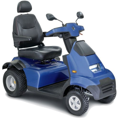 AfiScooter S4 Solo Rider 4-Wheel Mobility Scooter - Blue - Right Side - Image 2