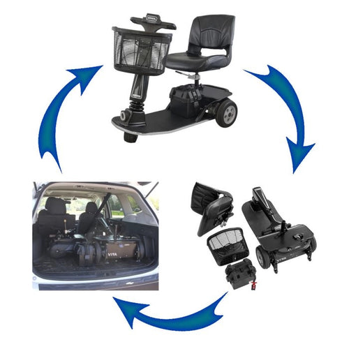 Amigo Viva Travel Scooter - Compact Folding Mobility - Image 2