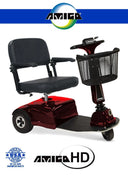 Amigo HD Heavy-Duty 3-Wheel Bariatric Mobility Scooter