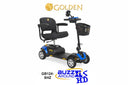 Buzzaround XLS HD Heavy-Duty 4-Wheel Portable Scooter - Four-Wheel Configuration