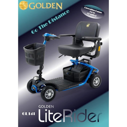 Golden LiteRider 4 Wheel Scooter GL141D Compact - Image 2