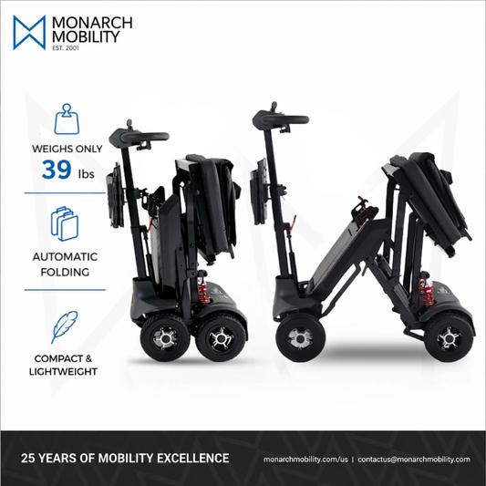 Monarch Genie Auto Fold Mobility Scooter 