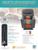 Golden Rhea with Twilight & Nirvana Lift Chair