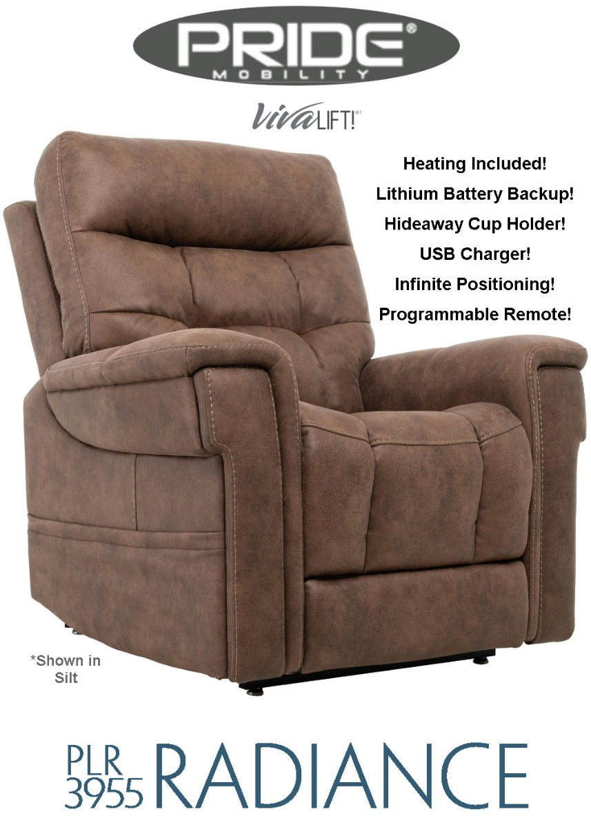 Pride VivaLift Radiance PLR-3955 Power Lift Recliner