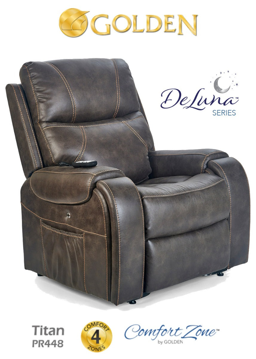 Golden PR-448 Titan 4-Zone MaxiComfort Power Lift Recliner (Medium)