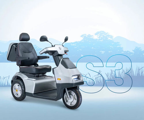 AfiScooter S3 Solo Seat 3-Wheel Mobility Scooter