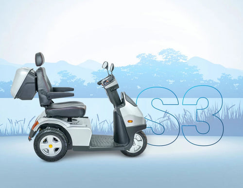 AfiScooter S3 Solo Seat 3-Wheel Mobility Scooter - Image 2