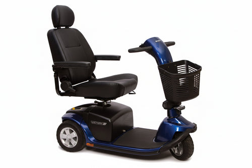 Victory 10 3-Wheel Portable Scooter - Standard Edition - Blue - Right Side - Image 3